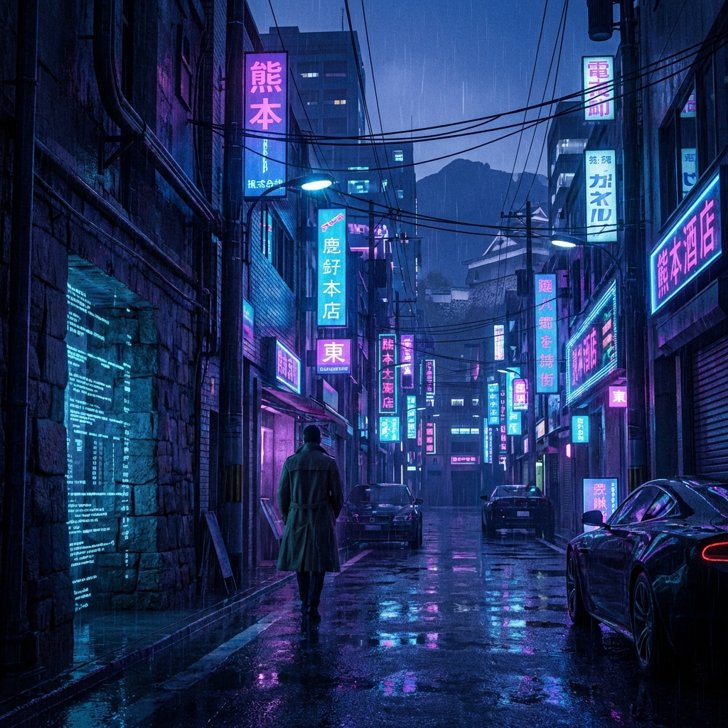 Kumamoto Night Cityscape