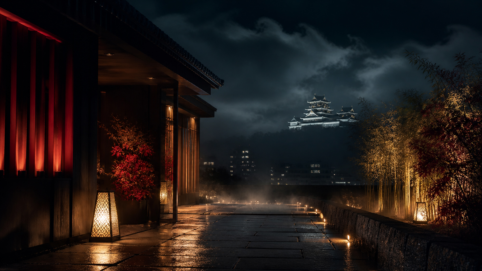 熊本の夜景とディープカルチャーを象徴するキービジュアル