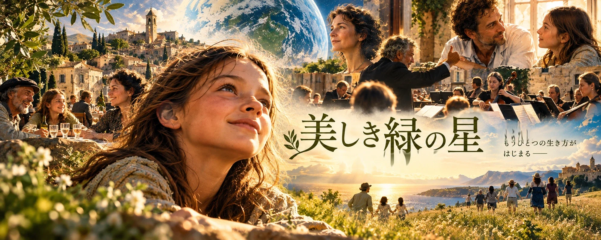 映画『美しき緑の星』の世界観から着想した超フォトリアル風景：希望の風景