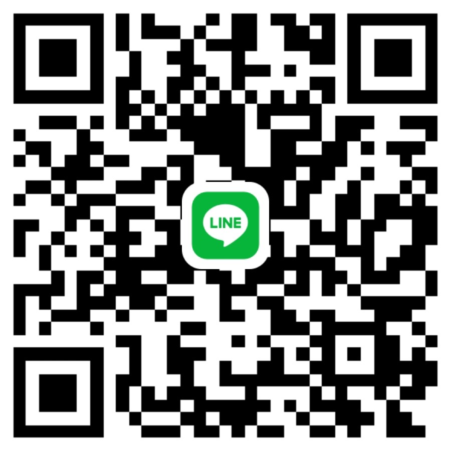 LINEで問い合わせるためのQRコード