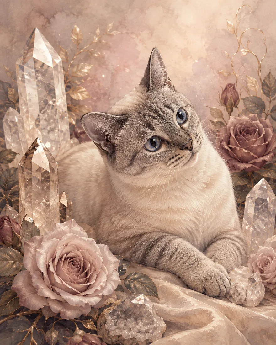 猫と石。ときどき薔薇。公式サロンビジュアル